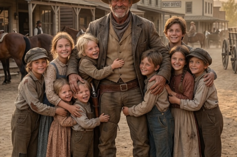 ALL 9 CHILDREN NOBODY WANTED FOUND A FATHER WHEN A COWBOY SAID: THEY’RE MINE NOW FOREVER!