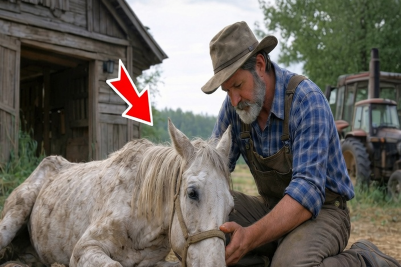 THE FARMER WHO BOUGHT A DYING HORSE WITH HIS LAST MONEY HAD NO IDEA WHO SHE REALLY WAS!