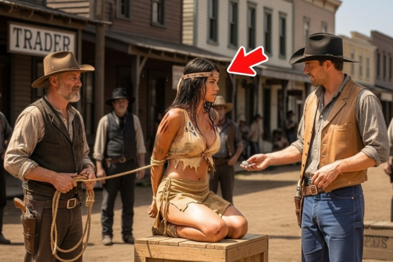 “YOU’LL REGRET THIS, I WON’T OBEY” NATIVE GIRL SAID WHEN THE COWBOY PAID $2 FOR HER AT THE AUCTION