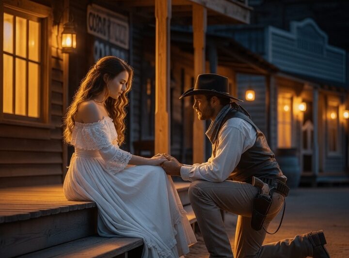 **At 18, She Cried Through Her Wedding Night — But By Dawn, the Wealthy Cowboy Had Changed Her Fate Forever**