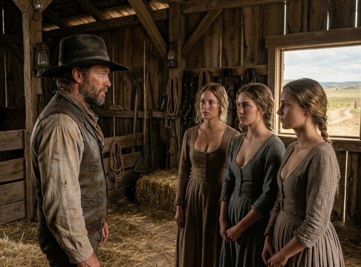 “Think You Can Survive Us All?”The Sisters Surrounded The Lone Cowboy In His Barn
