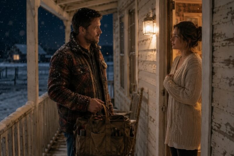 I Fixed Her Heater In The Snow… And She Whispered, “Stay, The House Is Warmer When You’re In It”