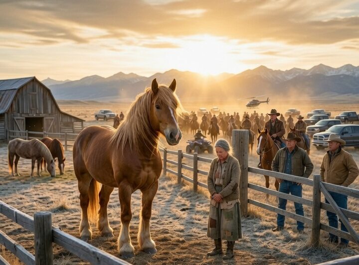 200 Ranchers Hunted the Same Stallion for Years, Then He Walked Onto a Widow’s Land