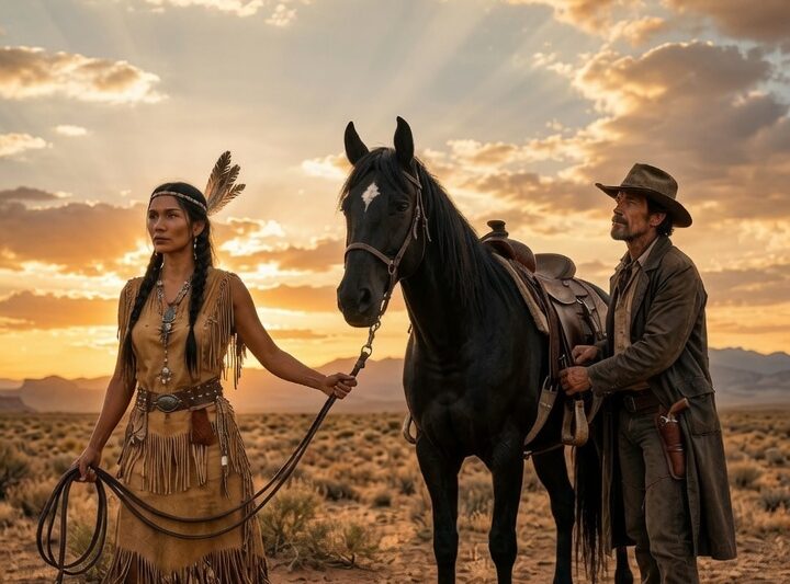 The Lost Horse Led Him to an Apache Woman… What Happened Next Changed His Future Forever.