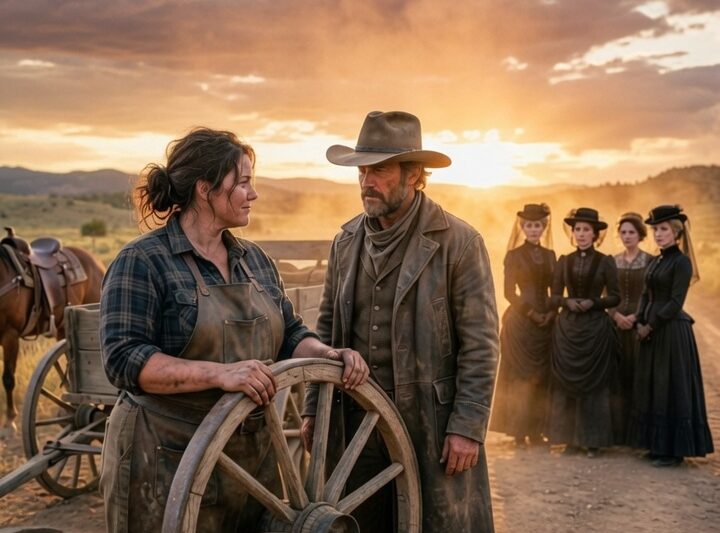 He Ignored Every Beautiful Widow… But Chose the Girl Who Fixed His Broken Wagon Wheel