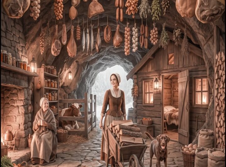 Cast Out Before the Blizzard, She Found a Mountain Cave That Saved Her Mother
